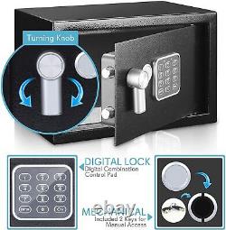 Compact Safe Lock Box, Safes, Money Locker Digital Safety Boxes withCombination Lock