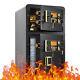 Diosmio 4.5cub Safe Box Fireproof Double Lock Lockbox Digital Keypad Money Safes