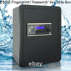 DIOSMIO Fingerprint 2.5 Cub Fireproof Safe Box Digital Security Lock Home Office