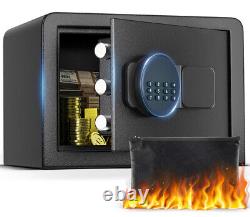 DIOSMIO Fireproof Safe Box 1.05Cub Digital Lock Digital Keypad Home Office