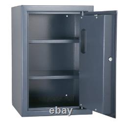 Deluxe Lock Box and Gun Safe Digital Electronic Safe Box, HWD630443, Dark Gray