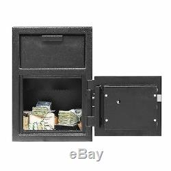Depository Cash Storage Safe Drop Box for Money Jewelry with Keypad Lock 20x14x14
