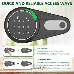 Depository Drop Safe, Deposit Cash Lock with Electronic Keypad Combination & Key