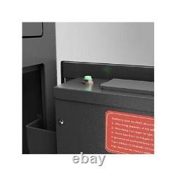 Depository Drop Safe, Deposit Cash Lock with Electronic Keypad Combination & Key