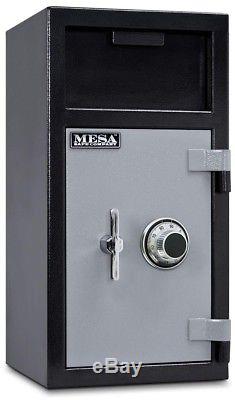 Depository Safe Box Cash Commercial Gun Jewelry Drop Front Load Combination Lock