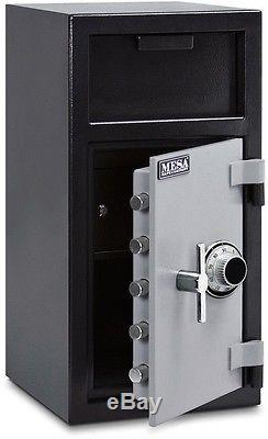 Depository Safe Front Loading Commercial Box Combination Lock Cash Drop Security