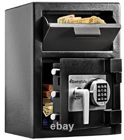 Depository Security Safe Digital Keypad Lock Deposit Cash Drop Bank Box Sentry