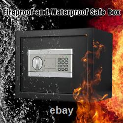Digital Electronic Safe Box Keypad Lock Security Cash Jewelry Fire/ Water proof