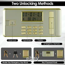 Digital Fireproof Safe 2.04 Cubic Built In Cabinet Lock Box Electronic Security