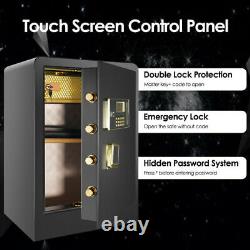 Digital Fireproof Safe Box 4.0Cubic Feet Keypad LCD Double Key Lock Separate BOX