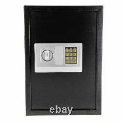 Digital Keypad Safe Box Jewel Cash Combination Lock Home Office Hotel with Kesys