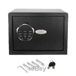 Digital Keypad Security Safe Water Fireproof Lock Box Money Document Gun Storage