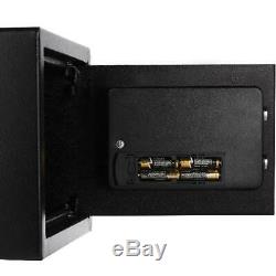 Digital Keypad Security Safe Water Fireproof Lock Box Money Document Gun Storage