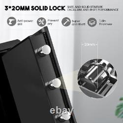 Diosmio Fireproof Safe Box 1.2Cub Digital Keypad Lock Home Cash Money Jewelry