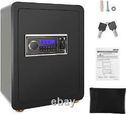Diosmio Safe Box Lock Security 2.5 Cubic Feet Fingerprint Biometric Home Office