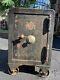 Early 1900s Meilink Safe With Working Combination Lock Gun Floor Safe On Wheels