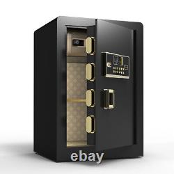 Electronic Digital Safe Box 2.04 Cubic Feet Digital Safe Key Lock Home Office