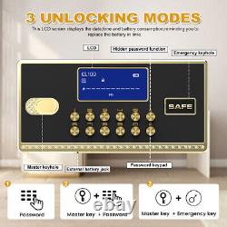 Electronic Safe Box, Password Lock, Safe for Home 3.4 Cub