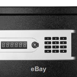 Electronic Safe Box with Key & Digital Keypad Combination Lock Security Cabinet