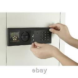 Electronic Wall Safe Fire Proof Lock Hidden Cash Jewelry Small Guns Key Security
