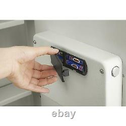 Electronic Wall Safe Fire Proof Lock Hidden Cash Jewelry Small Guns Key Security