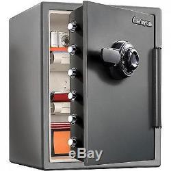 Extra Large Combination Safe Black Lock Box Fireproof Bolts Home Security NEW