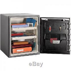 Extra Large Combination Safe Black Lock Box Fireproof Bolts Home Security NEW