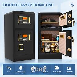 Extra Large Double Safes Lockbox Safes Digital Keypad Cabinet Money Safes