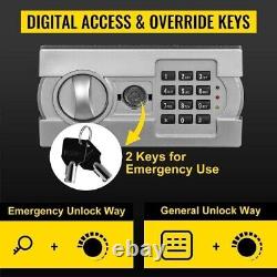 Extra Large Safe Box Electronic Digital Lock Keypad Home Security Gun Cash 2.6 C