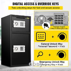 Extra Large Safe Box Electronic Digital Lock Keypad Home Security Gun Cash 2.6 C