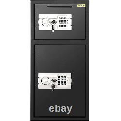 Extra Large Safe Box Electronic Digital Lock Keypad Home Security Gun Cash 2.6 C