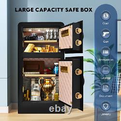 Extra Large Safe Box Electronic Digital Lock Keypad Home Security Gun Cash Safes