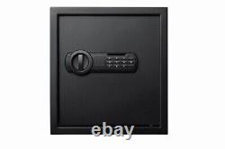 Extra Large Safe with Electronic Lock, Backup Key, 1 Shelf Black Safe Model 36SA