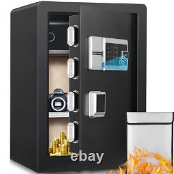 FinBiometric Home Safe, Safe for Home, Electric Lock, Smart Voice Remind