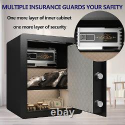 Fingerprint Biometric Digital Electronic Safe Box Keypad Lock Security Home Cash