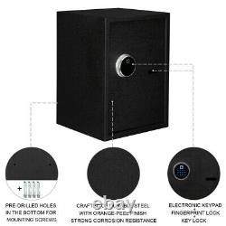 Fingerprint Biometric Digital Electronic Safe Box Keypad Lock Security Home Cash