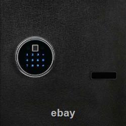 Fingerprint Biometric Digital Electronic Safe Box Keypad Lock Security with Keys