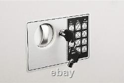 Fire Proof Electronic Wall Safe Lock Hidden Cash Jewelry Small Guns Key Security