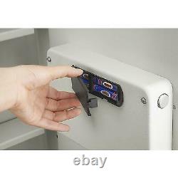 Fire Proof Electronic Wall Safe Lock Hidden Cash Jewelry Small Guns Key Security