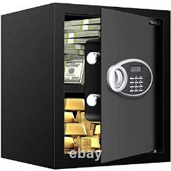Fire Resistant Safe Box with Combination Lock, 1.3 Cubic Feet Personal Home Secu