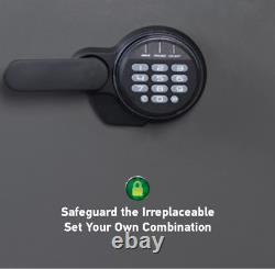 Fire-Resistant Safe & Water-Resistant Safe with Digital Keypad Lock, 1.23 Cu. NEW