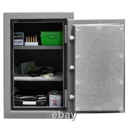 Fireproof B-rated Steel Safe/ Storage for Gun Pistol with Brass Dial Lock 30x20x20