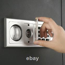 Fireproof Electronic Hidden Lock Wall Safe Cash Jewelry Superior Home Security