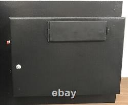 Fireproof Safe Box 1.25 Cub with Fireproof Bag, Combination Lock with Keypad