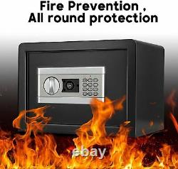 Fireproof Safe Box 1.2Cub Digital Combination Lock Safe Keypad LED Indicator USA