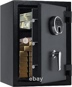 Fireproof Safe Box -Valuables & Documents Secure Combination Lock, Home Office