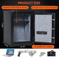 Fireproof Safe Box -Valuables & Documents Secure Combination Lock, Home Office