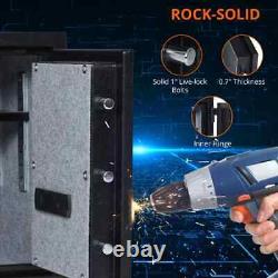 Fireproof Safe Box -Valuables & Documents Secure Combination Lock, Home Office