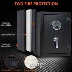 Fireproof Safe Box -Valuables & Documents Secure Combination Lock, Home Office