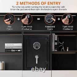 Fireproof Safe Box -Valuables & Documents Secure Combination Lock, Home Office